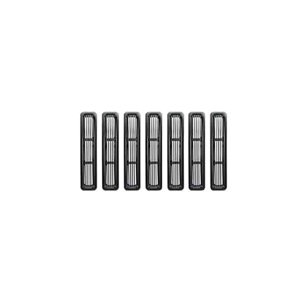 Ενθετα πλαστικά μαύρα σετ 7 τεμ Wrangler 98-06 Ενθετα πλαστικά μαύρα σετ 7 τεμ Wrangler 98-06