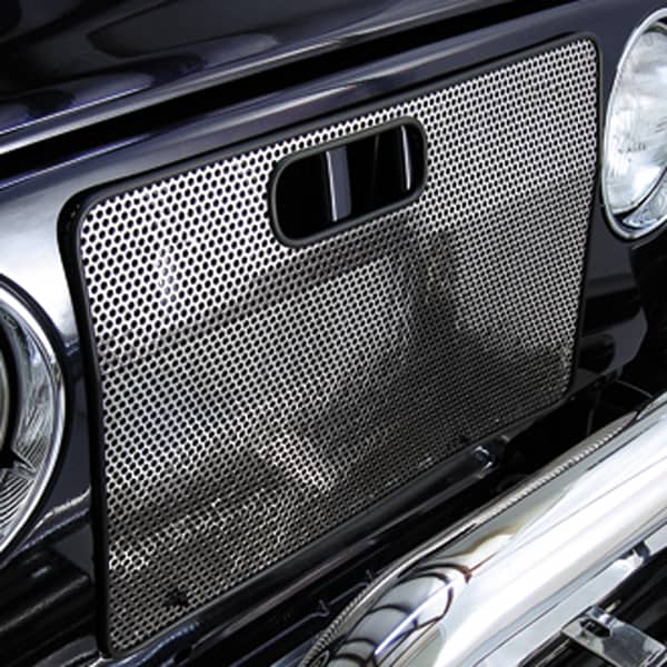 Κάλυμα ψυγείου χρωμίου για έντομα Wrangler  97-06