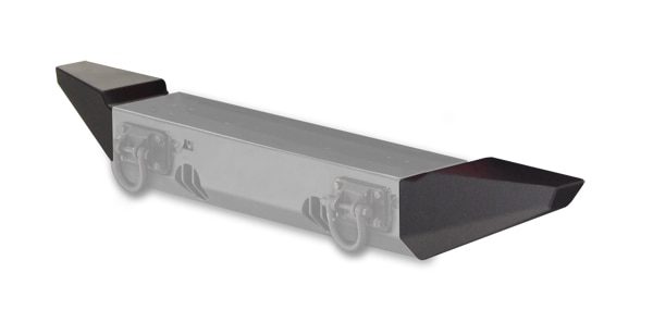 Ακρα προφυλακτήρα Rugged Ridge Wrangler JK μαύρα για XHD (ζευγάρι)