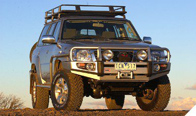 Προφυλακτήρας με θέση εργάτη της ARB για Nissan Patrol GU/Y61/ GR από 10/04 και μετά χωρίς φτερά