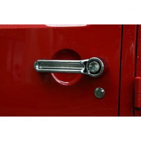 Κάλυμα χερουλιών πόρτας χρωμίου 07-09 Wrangler 2D  3pcs