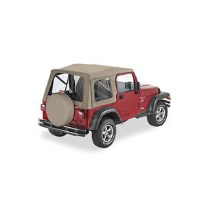 Soft Top για Wrangler TJ 97-02 . Για χρήση με μεταλλικές ολόκληρες πόρτες