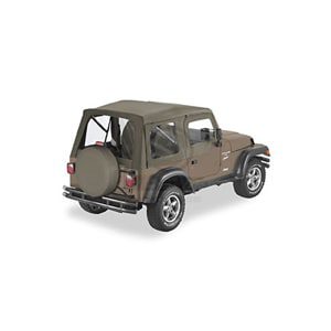 Soft Top για Wrangler TJ 03-06 . Περιλαμβάνει μαλακές επάνω πόρτες για χρήση με μεταλλικές μισές πόρ