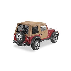 Soft Top για Wrangler TJ 97-02 . Περιλαμβάνει μαλακές πόρτες 2 τεμαχίων