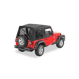 Soft Top για Wrangler TJ 03-06 . Περιλαμβάνει μαλακές επάνω πόρτες για χρήση με μεταλλικές μισές πόρ