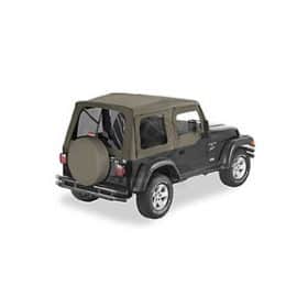Soft Top για Wrangler TJ 03-06 . Περιλαμβάνει μαλακές επάνω πόρτες για χρήση με μεταλλικές μισές πόρ