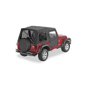 Soft Top για Wrangler TJ 03-06 . Περιλαμβάνει μαλακές πόρτες 2 τεμαχίων .