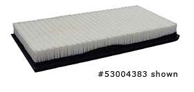 web air filter 53004383 label 1