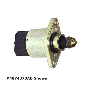 web idler speed motor 4874373AB label 9
