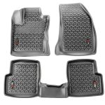 Set Πατάκια-Σκαφάκια από Λάστιχο Μαύρα για Jeep Renagade 15-17 - Image 2
