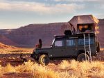 Land Rover Defender 110 (1983-2016) Slimline II Roof Rack Kit / Tall - by Front Runner - Image 8