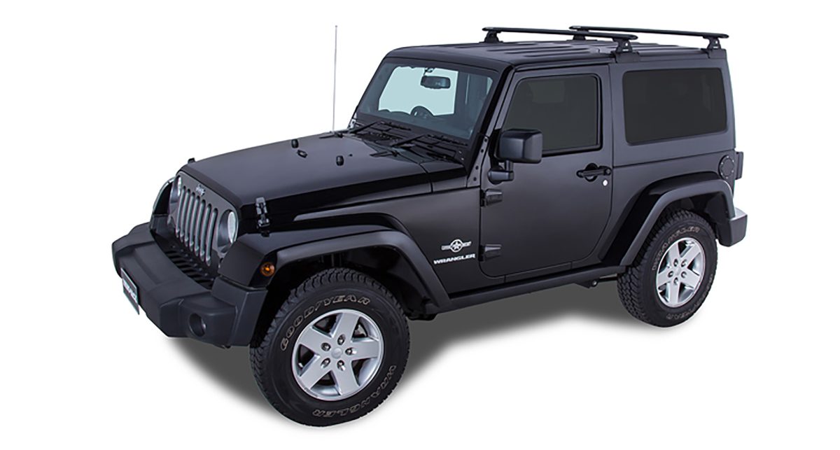 Post Production: Ideal Computers & Digital Studio. Σέτ Μπάρες RHINO RACK, VORTEX 1500MM (2) BACKBONE, JEEP WRANGLER JK, 2 DOORS - Image 1