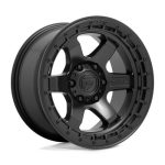 BLOCK MATTE BLACK W/ BLACK RING Ζάντες Fuel Off-Road 18X9 6X5.5 106.1 BD -12MM