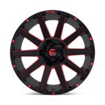 CONTRA BLACK/RED 20X10 5X4.5/5.0 78.1 NLQ -18 Ζάντες Fuel Off-Road - Image 3