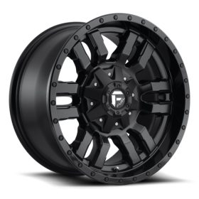 SLEDGE MATTE BLACK GLOSS BLACK LIP Ζάντες Fuel Off-Road 22X10 6X135/5.5 106.1