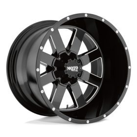 MO962 GLOSS BLACK MILLED Ζάντες Moto Metal 17X10 5X5.0/5.5 -24MM