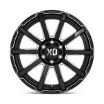 BLACK Ζάντες XD Series XD847 22X10 6X5.5 G-BLK MILL -18MM - Image 3