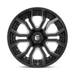 RAGE GLOSS BLACK MILLED Ζάντες Fuel Off-Road 20X9 6X135/5.5 NBL 5.07 106.1 - Image 3