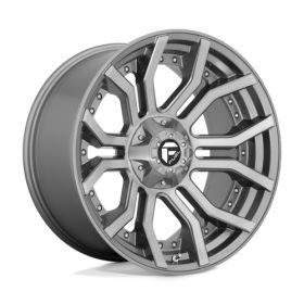 RAGE BRUSHED GUN METAL TINTED CLEAR Ζάντες Fuel Off-Road PLTNM 20X10 5X5.0/5.5 87.1 GLRT -18