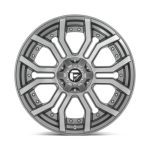 RAGE BRUSHED GUN METAL TINTED CLEAR Ζάντες Fuel Off-Road PLTNΜ 20X10 6X135/5.5 - Image 3