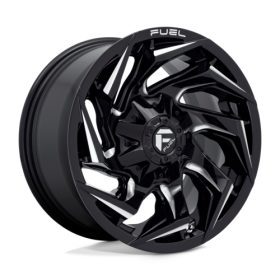 REACTION GLOSS BLACK MILLED Ζάντες Fuel Off-Road 20X9 6X135/5.5