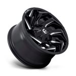 REACTION GLOSS BLACK MILLED Ζάντες Fuel Off-Road 17X9 5X4.5/5.0 78 NBL -12MM - Image 2