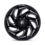 REACTION GLOSS BLACK MILLED Ζάντες Fuel Off-Road 17X9 5X4.5/5.0 78 NBL -12MM - Image 3