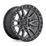 REBEL MATTE GUN METAL BLACK BEAD RING Ζάντες Fuel Off-Road 20X10 6X5.5 106.1 GDB -18