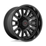 SATIN BLACK W/ GLOSS BLACK LIP Ζάντες XD Series XD864 20X9 6X5.5 S-BLK GB-LP 00MM - Image 4