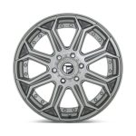 SIEGE BRUSHED GUN METAL TINTED CLEAR Ζάντες Fuel Off-Road 22X10 6X5.5 106 GLRT -18 - Image 2