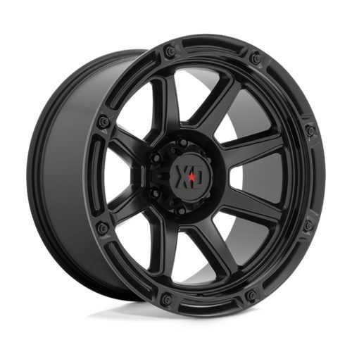 Large-web_TITAN XD863 6LUG 20x10 ET-18 SATIN BLK A1_RDSTR (1) SATIN BLACK Ζάντες XD Series XD863 20X9 6X5.5 S-BLK 00MM - Image 1