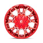 TWITCH CANDY RED MILLED Ζάντες Fuel Off-Road 20X9 6X135/5.5 - Image 3