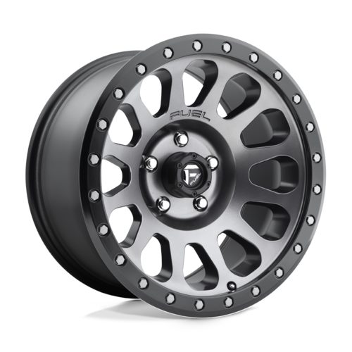 Large-web_VECTOR D601 17x9 MATTE ANTHRACITE BLK RING A1 VECTOR MATTE GUNMETAL BLACK BEAD RING Ζάντες Fuel Off-Road 17X8.5 6X5.5 108 GDB +07 - Image 1