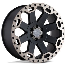 BR WARLORD 18X9 6X139 +12 112 M-BLK DDT W/ MACH DARK TINT LIP Ζάντες Black Rhino