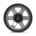 BLOCK MATTE GUNMETAL W/ BLACK RING 18X9 5X5.0 71.5 -12MM Ζάντες Fuel Off-Road - Image 2