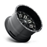 CRUSH GLOSS MACHINED DOUBLE DARK TINT 17X9 5X4.5/5.0 78.1 MLT -12 Ζάντες Fuel Off-Road - Image 3