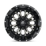 CRUSH GLOSS MACHINED DOUBLE DARK TINT 17X9 5X4.5/5.0 78.1 MLT -12 Ζάντες Fuel Off-Road - Image 2