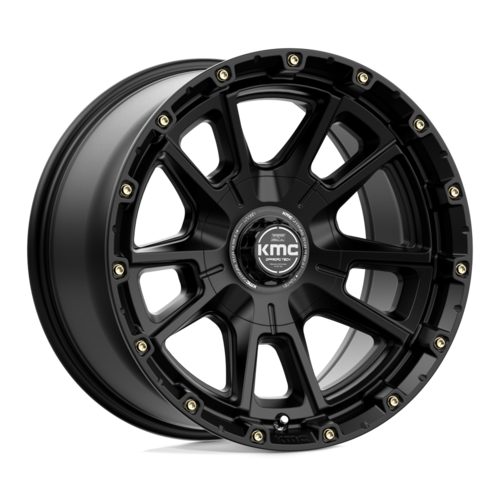 Large-web_KM100 17X9 ET-12 Black_A1 KM100 SATIN BLACK 17X9 5X5.0/5.5 18MM Ζάντες KMC - Image 1