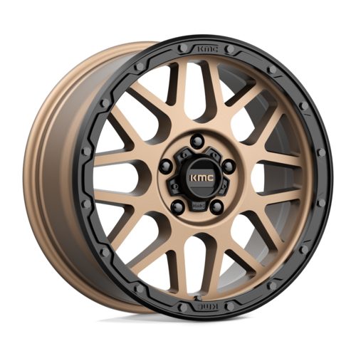 Large-web_KM535 1885 ET35 5 Bronze_A1 KM535 MATTE BRONZE W MATTE BLACK LIP 18X8.5 5X5.0 35M Ζάντες KMC - Image 1
