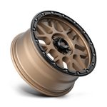 KM535 MATTE BRONZE W MATTE BLACK LIP 18X8.5 5X5.0 35M Ζάντες KMC - Image 3