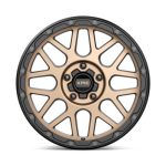 KM535 MATTE BRONZE W MATTE BLACK LIP 18X8.5 5X5.0 35M Ζάντες KMC - Image 2