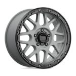KM535 SILVER 18X8.5 5X5.0 M-GRAY M-BLK LP 35MM Ζάντες KMC