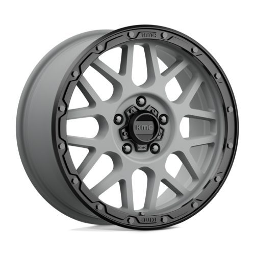 Large-web_KM535 1885 ET35 5 Gray_A1 KM535 SILVER 18X8.5 5X5.0 M-GRAY M-BLK LP 35MM Ζάντες KMC - Image 1