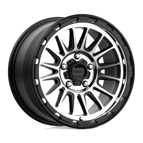 Large-web_KM542 1790 ET18 5 Black Machined_A1 KM542 SATIN BLACK MACHINED 17X9 5X5.0 18MM Ζάντες KMC - Image 1