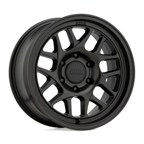 Large-web_KM7177 Right KM717 SATIN BLACK 16X8 5X5.0 00MM Ζάντες KMC - Image 1