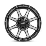 MO970 GLOSS BLACK W/ MACHINED FACE 20X12 5X5.0/5.5 -44MM Ζάντες Moto Metal - Image 2