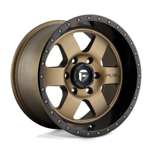 Large-web_PODIUM D617 6LUG 17x9 ET-12 BRONZE A1 PODIUM MATTE BRONZE BLACK BEAD RING 17X9 5X5.0 78.1 ZDB -12 Ζάντες Fuel Off-Road - Image 1