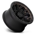 TRACTION MATTE BLACK W/ DOUBLE DARK TIN 17X9 5X5.0 71 +1 Ζάντες Fuel Off-Road - Image 2