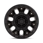 TRACTION MATTE BLACK W/ DOUBLE DARK TIN 17X9 5X5.0 71 +1 Ζάντες Fuel Off-Road - Image 3