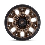 TRACTION MATTE BRONZE W/ BLACK RING 17X9 5X5.0 71 ZDB -12 Ζάντες Fuel Off-Road - Image 3